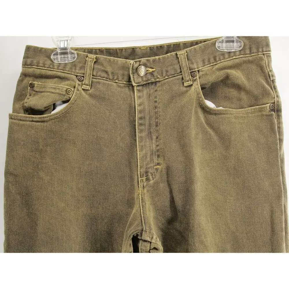 BILLS KHAKIS Men's 32x30 Olive Green Khaki Pants Made in USA Stretch Chino